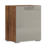 Тумба в гостиную Solo с дверцей (Таксония/глянец мокко)