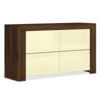 Комод с четырьмя ящиками Blade (коламбия/ваниль)