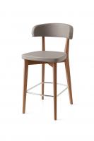Стул SIREN CB/1543,  BCH P201 WALNUT/ Ekos G8Q TAUPE