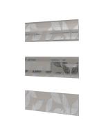 МС Николь 1 Комплект стекол (Комод 3 ящика)