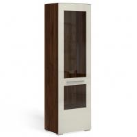 Шкаф-витрина Соло (орех Коламбия/глянец мокко) правый