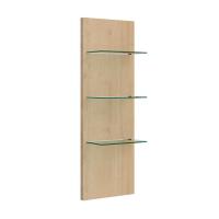Модуль со стеклом 3 полки Илма-3 (дуб Ривьера)