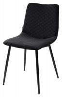 Стул TINTIN BLUVEL-19 BLACK / черный каркас М-City