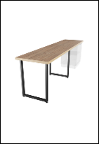 Стол (3000х860х570мм.Опора П-обр.2шт."СТАНДАРТ")