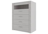 МС "Гамма 20" Комод (4 ящика ) (Ясень анкор светлый/Сандал светлый)