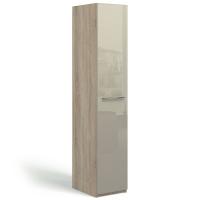 Шкаф-пенал Solo (дуб Сонома/глянец мокко)