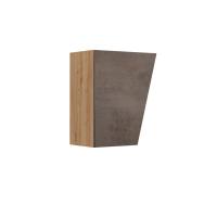 Секция навесная Napoli (Дуб натуральный/бетон Dark) левая