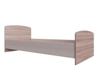 Город Кровать одинарная (Без матраца 0,9*2,0) (ясень шимо темный/ясень шимо тм./св.)