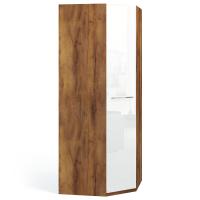 Шкаф угловой Соло (таксония/белый глянец)