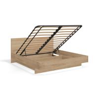 Кровать двуспальная Соло 180х200 с под. мех. под тип подушки 04 (дуб Ривьера)