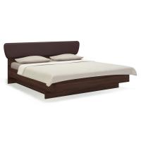 Кровать двуспальная 180х200 Solo (орех Коламбия/экокожа)