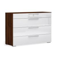 Комод c выдвижными ящиками Solo (орех Коламбия/белый)