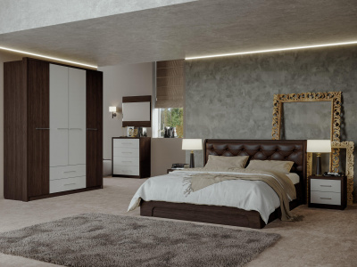 Венге + жемчуг кожа prona 3333