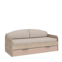 Кровать-тахта 90х200 с ящиком Napoli (Крафт серый)