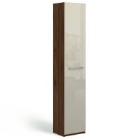 Узкий шкаф-пенал Соло (орех Коламбия/мокко)