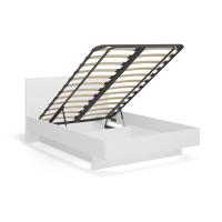 Кровать двуспальная Solo 140×200 под подушки тип 01 и 03 (белый)