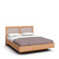 Двуспальная кровать Napoli-3 (Дуб натуральный/мокко матовый)