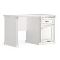 Письменный стол с тумбой Виттория (Bianca Silver)