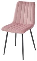 Стул DUBLIN G108-15  пепел розы, велюр / темно-серый каркас М-City