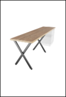 Стол (3000х860х570мм.Опора Х-обр.2шт."СТАНДАРТ")