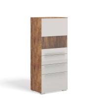 Витрина с ящиками Solo (Таксония/Мокко) левая