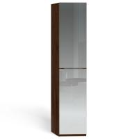 Шкаф-колонка переходной Solo (орех Коламбия/зеркало) левый