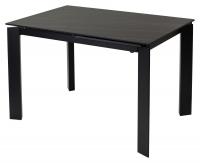 Стол CORNER 120 MATT GOLDEN BLACK SINTERED STONE / BLACK М-City