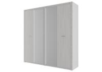 МС "Гамма 20" Шкаф для платья и белья четырехстворчатый (Ясень анкор светлый/Сандал светлый)