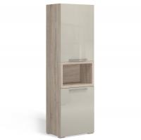 Шкаф-пенал с нишей Solo Quadro (Сонома/мокко)