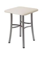 Табурет "Классик-2" хром (Сантекс бежевый)