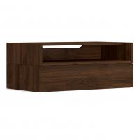 Тумба с 3D нишей Solo Quadro (орех Коламбия)