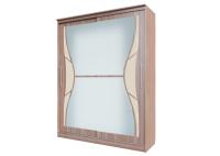 Шкаф-купе №16 (1.5м) (ясень шимо темный)