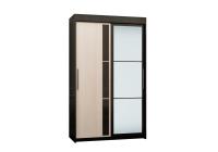 Шкаф-купе №11 (1,35 м) (венге/млечный)