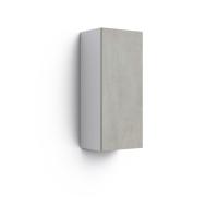 Навесной шкаф Solo (белый/бетон Grey)