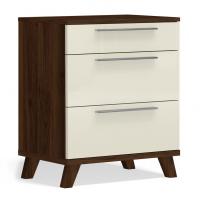 Прикроватная тумба на опорах Solo (орех Коламбия/ваниль)