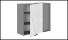 БРАУНИ Шкаф навесной ШП-900_H8 (угл.1 ств.)