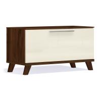 Тумба для обуви на опорах Solo (орех Коламбия/ваниль)