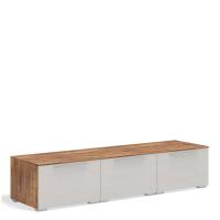 Тумба 3 ящика 180 см (Таксония/глянец мокко)