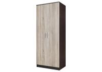 ЭДМ-5 Шкаф 2х ств. (накладн) (дуб венге/ дуб сонома)
