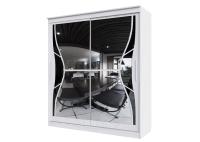 Шкаф-купе №19 (2,0 м) Симфония (ясень анкор светлый)