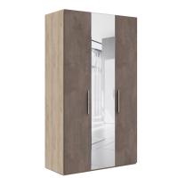 Шкаф для одежды 3 двери Napoli (Крафт серый/бетон Dark)