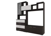 Гостиная 7 Тумба под телевидеоаппаратуру (Венге/Ясень анкор светлый)