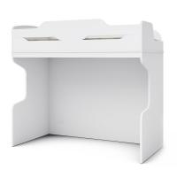 Белая кровать-чердак 90х200 (правая)