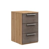 Тумба с ящиками Наполи (Дуб натуральный/бетон Dark)