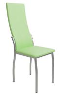 Стул хром "Лорд" (Рустика Лайм)