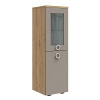 Шкаф комбинированный Люмия (Дуб натуральный)