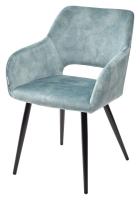 Стул ALLY VBP-216 античный зеленый/ черный каркас M-City