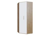 МС "Гарвард" Шкаф угловой (Гикори темный/Белый)