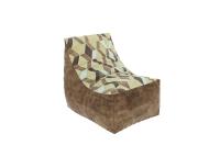 Пуф "Груша" (кресло Коричневый ромбы)