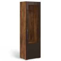Шкаф витрина Solo (таксония/коричневый) правый